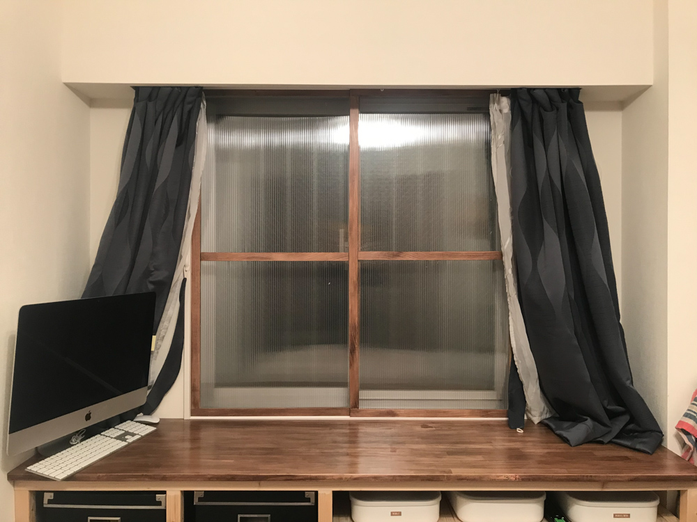 【DIY】自作のポリカーボネートの内窓を付けて寒さ対策をしてみた
